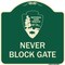 Signmission National Park Service Permit Parking Heavy-Gauge Aluminum Sign, 18" x 18", G-1818-23863 A-DES-G-1818-23863 - alternate 1